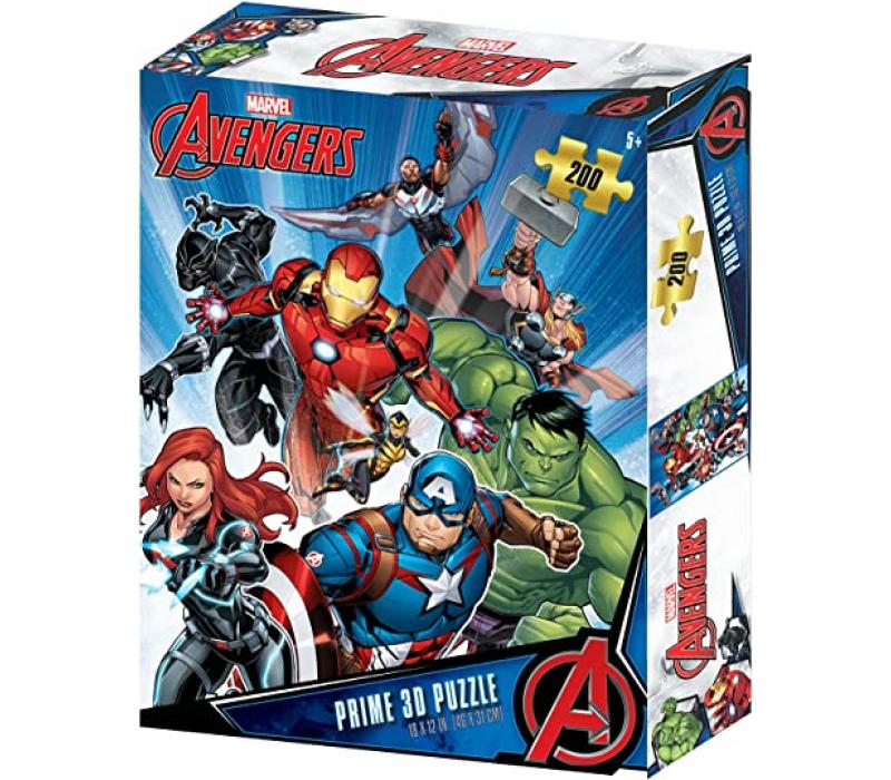 Marvel Avengers - Bosszúállók 3D puzzle, 200 darabos