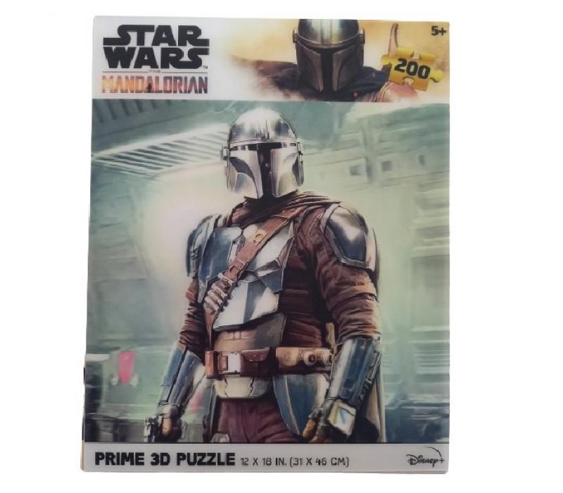 Csillagok háborúja - Star Wars The Mandalorian 3D puzzle, 200 darabos
