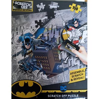 DC COMICS Batman és Robin kaparós puzzle, 150 darabos