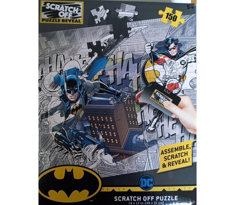 DC COMICS Batman és Robin kaparós puzzle, 150 darabos