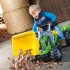 Rolly Kiddy Futura pedálos markolós traktor utánfutóval