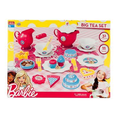 Barbie játék teáskészlet, 31 darabos