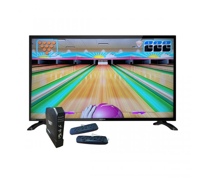 TV-re és monitorra csatlakoztatható mozgásérzékelős Sport SMART MiWii HD játékkonzol, 562 játékkal (HDMI kábellel rendelkező)