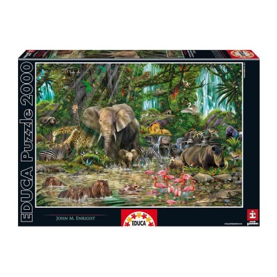 Educa Afrikai dzsungel puzzle, 2000 darabos