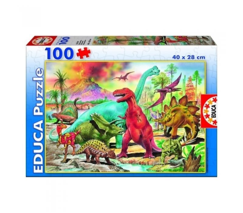 Educa Dinoszauruszok puzzle, 100 darabos