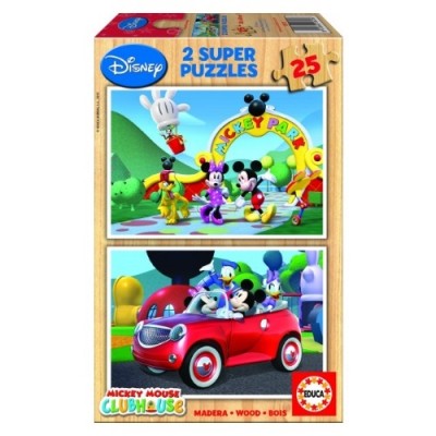 Educa Disney Mickey egér fa puzzle, 2x25 darabos